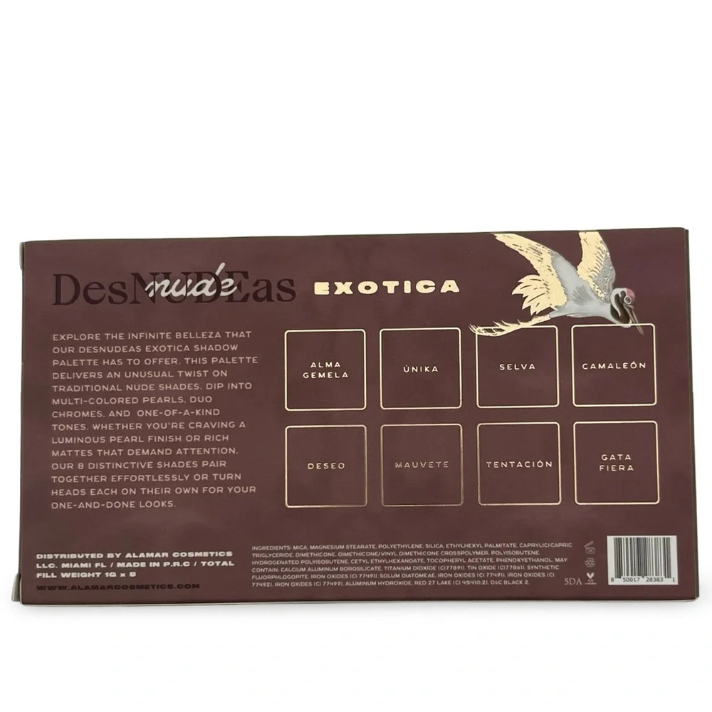 Alamar DesNudeAs Exotica Pressed Pigment Palette BIB